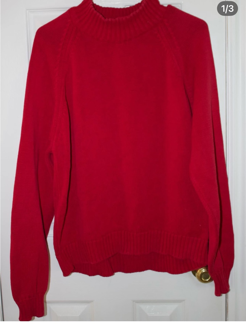 Vintage Lands End 100% Cotton Women’s Sweater